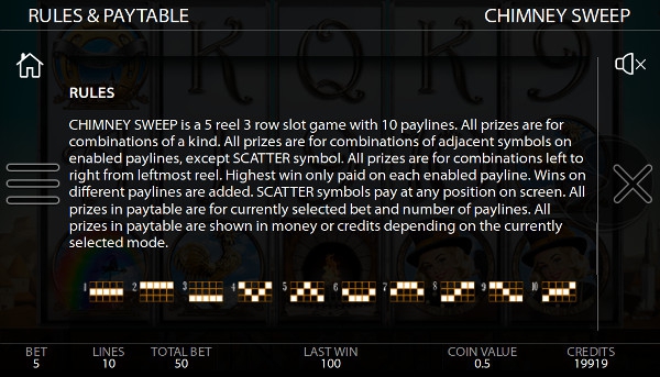 Игровой автомат Chimney Sweep - аппарат с большой отдачей в Вулкан Вегас казино