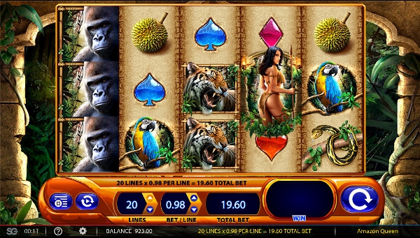 Игровой автомат Amazon Queen - сокровища королевы Амазонки в зеркало Вулкан казино