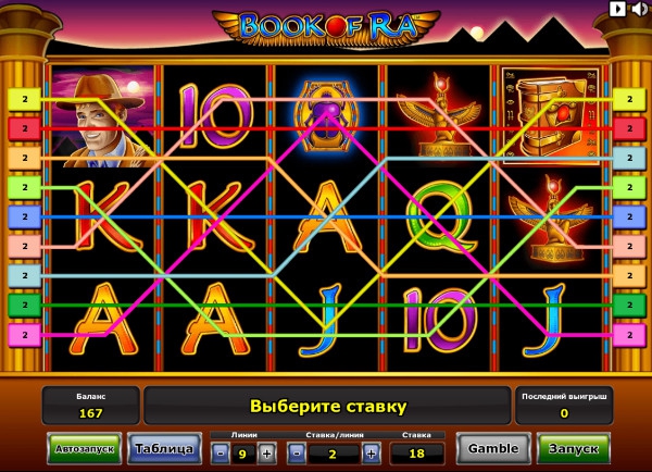 Игровой автомат Book of Ra - щедрые призы в онлайн казино Вулкан Платинум