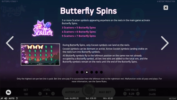 Игровой автомат Butterfly Staxx - слоты с хорошей отдачей в Адмирал казино