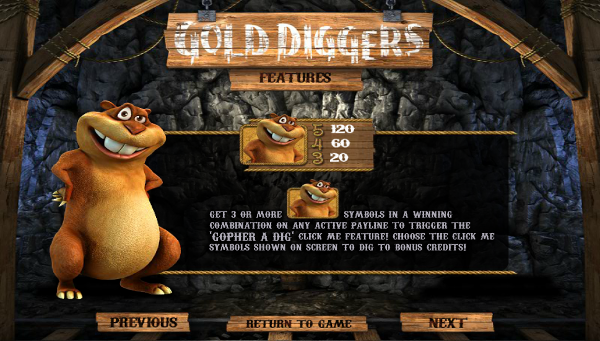 Игровой автомат Gold Diggers - добываем золото в казино LuxorSlots