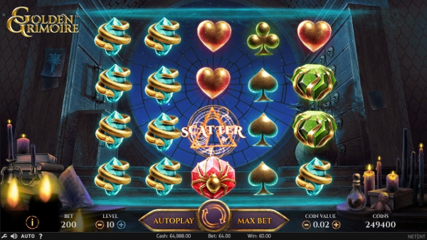 Игровой автомат Golden Grimoire - на зеркало казино Joycasino играть