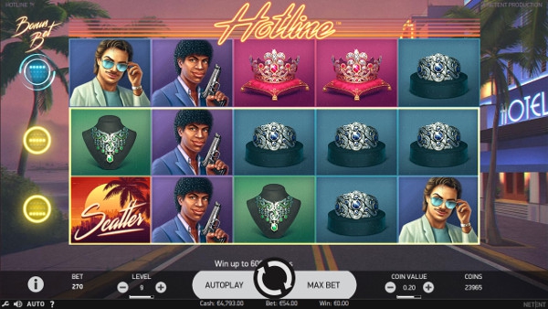 Игровой автомат Hotline - в казино Вулкан Россия испытай фортуну в НенЕнт слотах