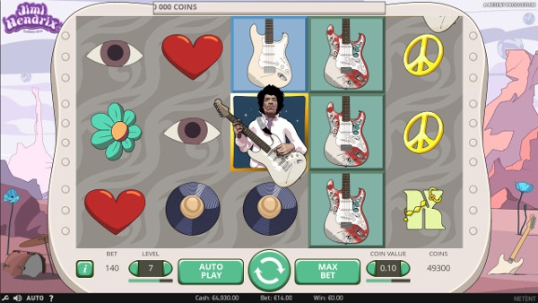 Игровой автомат Jimi Hendrix - играть в зеркало казино с антиблокировкой