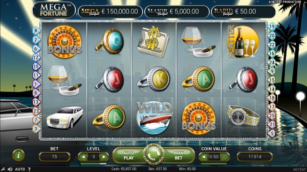 Игровой автомат Mega Fortune - большие шансы выиграть деньги в казино GMS