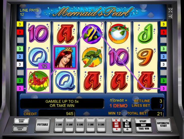Игровой автомат Mermaid's Pearl - богатство морских глубин в казино Вулкан
