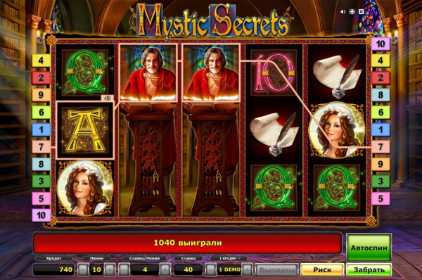 Игровой автомат Mystic Secrets порадует крупными выигрышами в онлайн казино Вулкан 24
