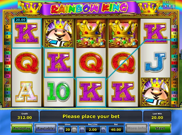 Игровой автомат Rainbow King - бонусный рай для игроков казино Вулкан