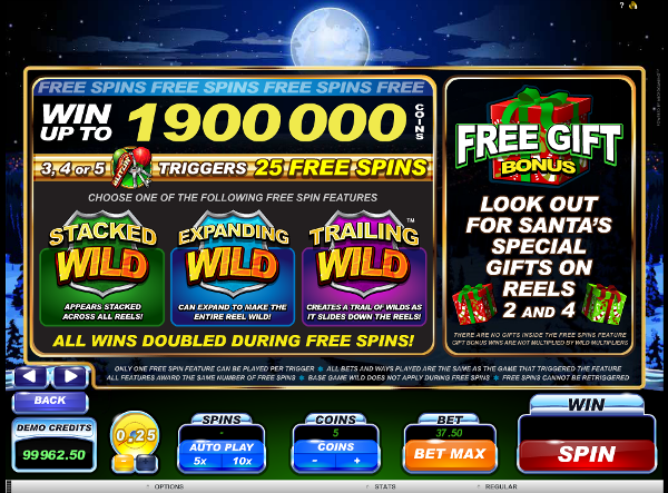 Игровой автомат Santa's Wild Ride - сокровища дед мороза в онлайн казино Вулкан