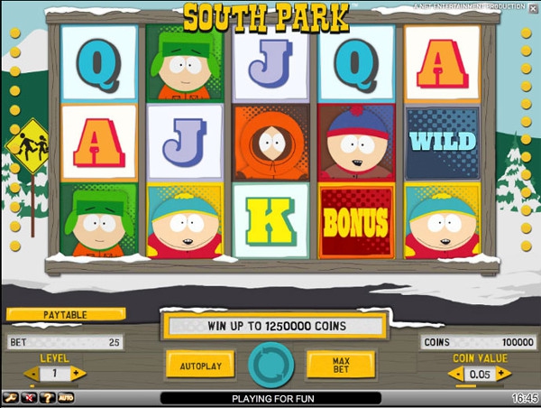 Игровой автомат South Park - небывалые выигрыши для игроков казино Вулкан
