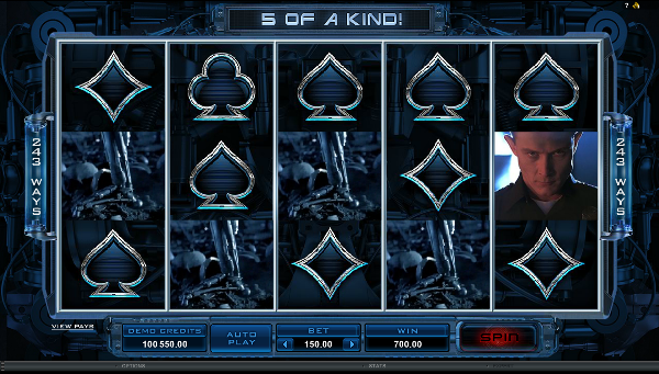 Игровой автомат Terminator 2 - рабочее зеркало казино Вулкан ждет игроков с удачей