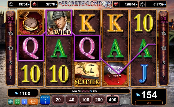 Игровой автомат The Secrets of London - супер призы и выигрыши в Вулкан казино