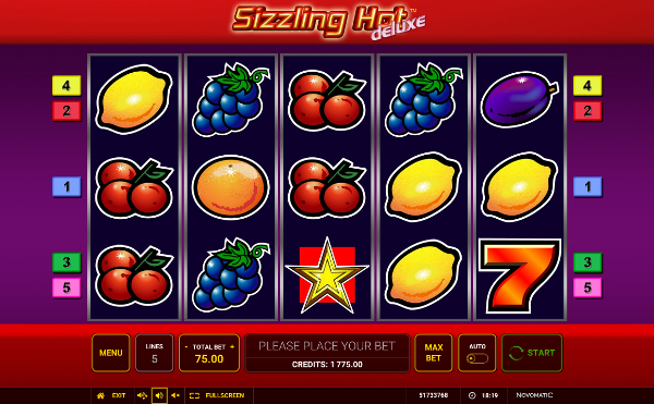 Игровой слот Sizzling Hot Deluxe - играй и выигрывай в казино на деньги