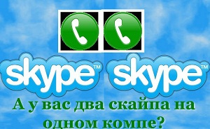 Описание Skype. Два Skype на одном ПК
