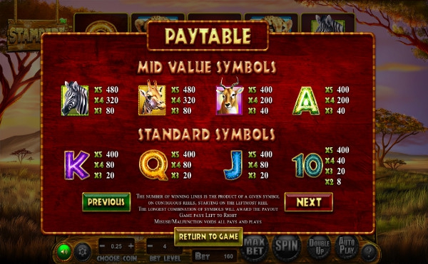 В онлайн казино Вулкан Вегас играй в слоте Stampede и выиграй регулярно