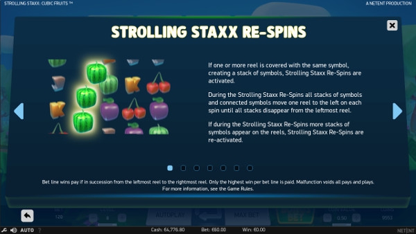 В слоте Strolling Staxx Cubic Fruits побеждай в Вулкан Гранд рабочее зеркало казино