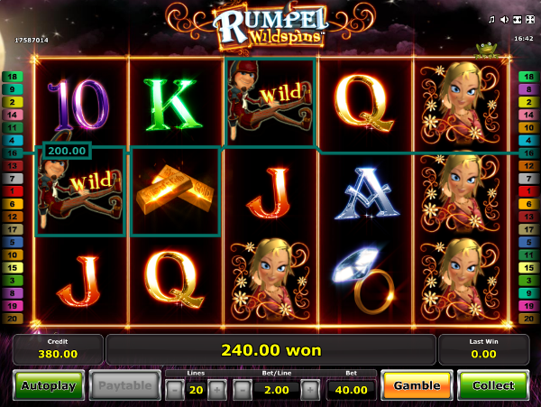 Выиграй хорошие деньги в Вулкан казино в игровой автомат Rumpel Wildspins